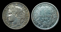 5 francs République française 1851